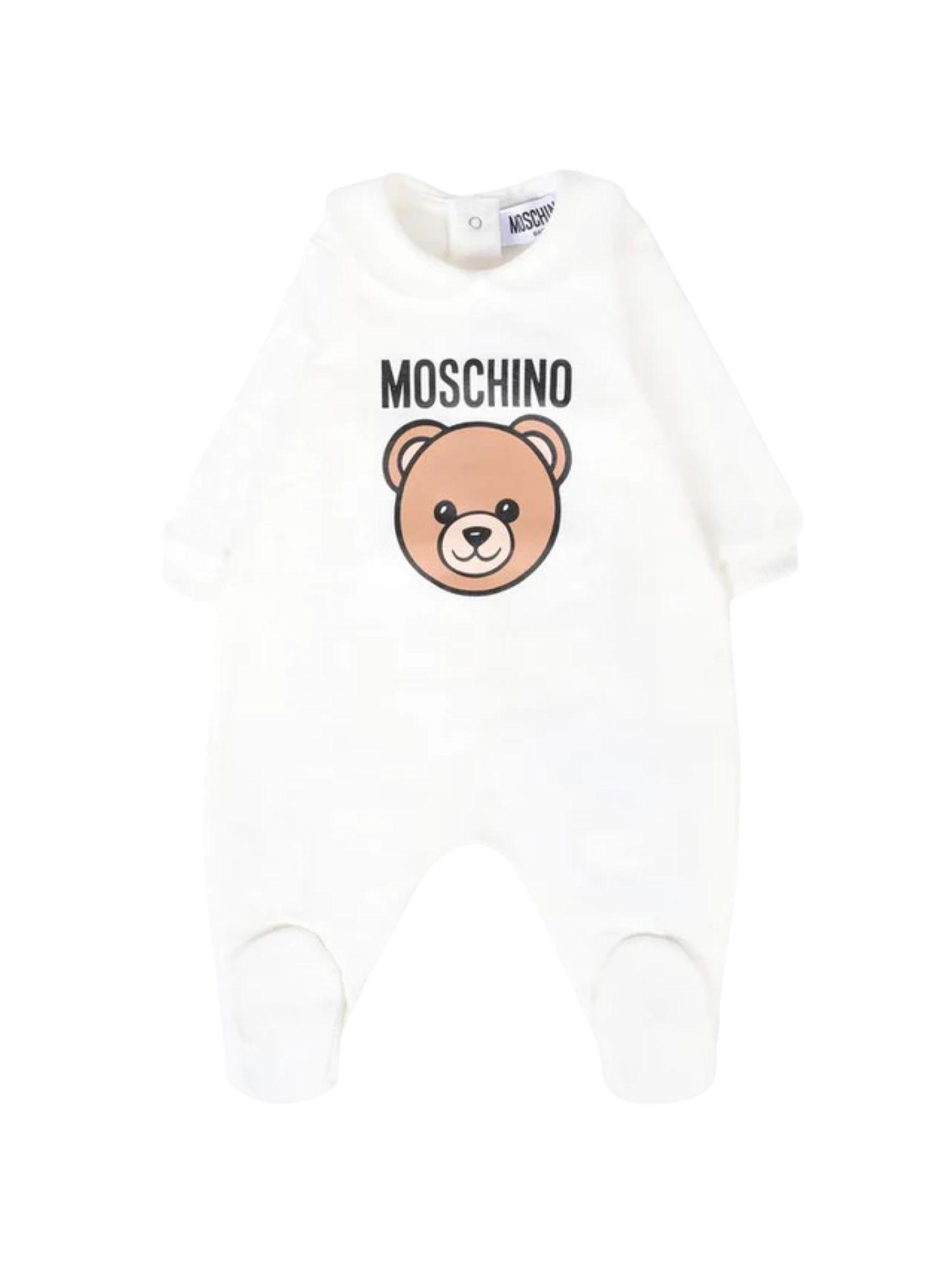 Moschino tutina neonato unisex con orsetto panna MUY08J-LCA40 10063 MOSCHINO 