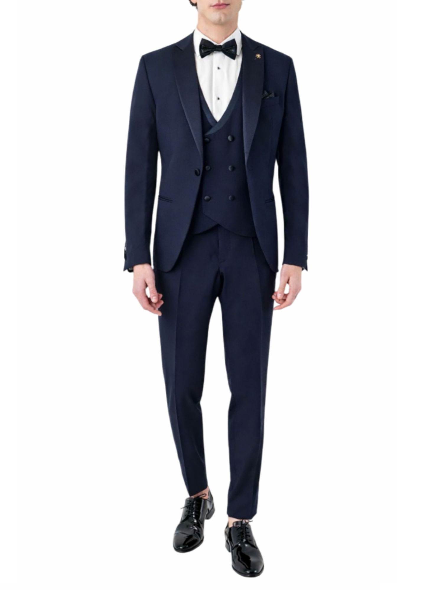 Manuel Ritz abito uomo giacca gilet pantaloni blu 4030ARW3149-263090 89 MANUEL RITZ 