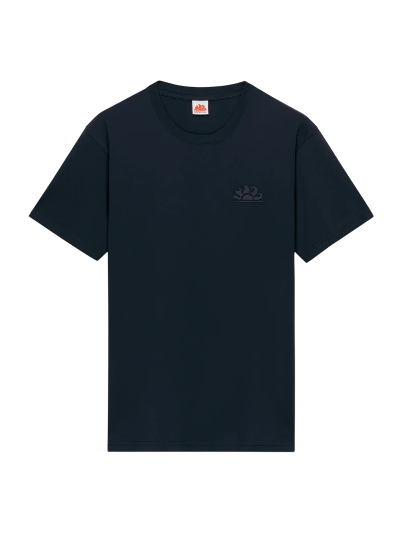 Sundek T-shirt uomo manica corta in jersey blu M245TEJ7800 00700 SUNDEK 