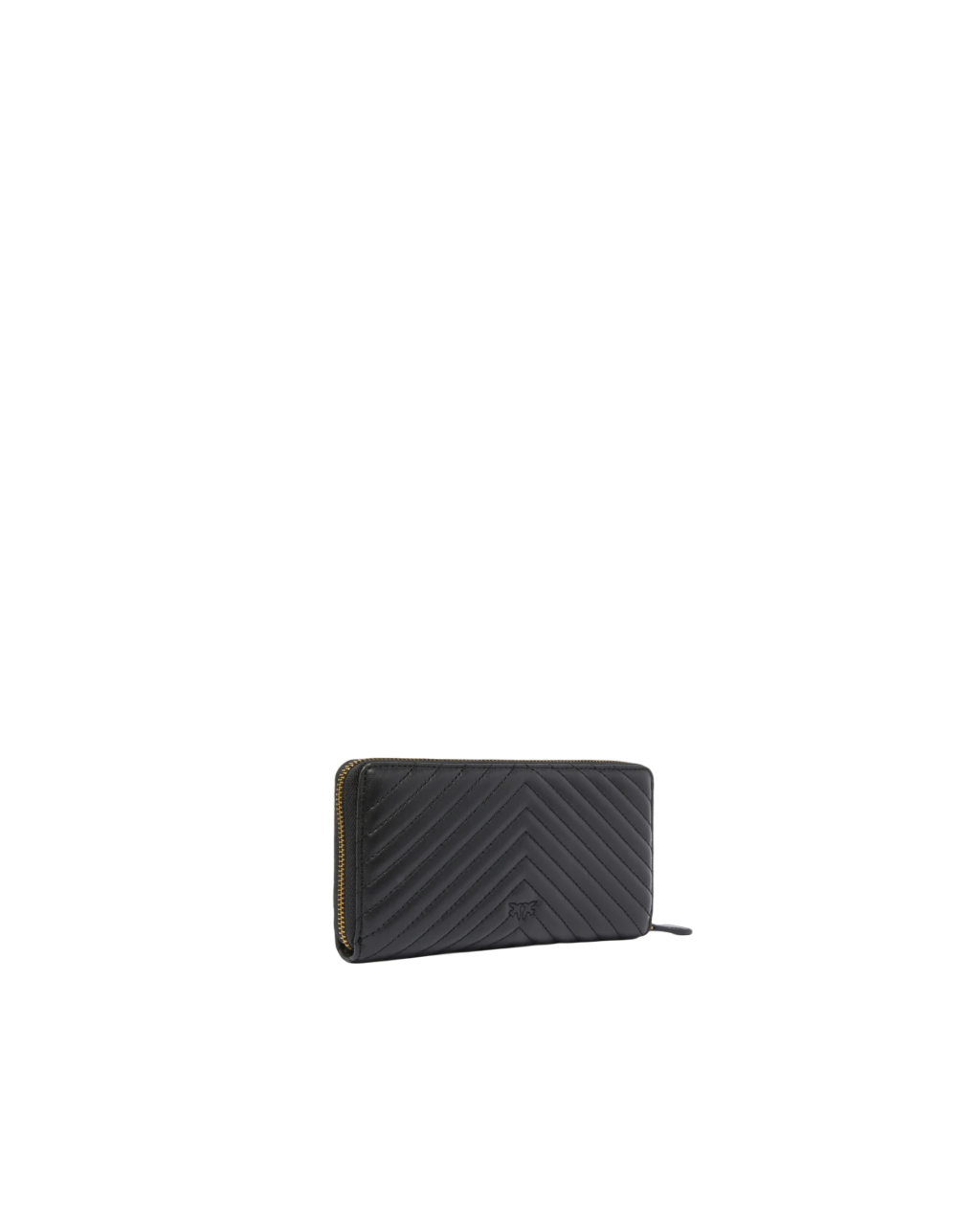 Pinko portafogli Ryder in pelle trapuntata chevron nero 100250-A0GK Z99Q PINKO 