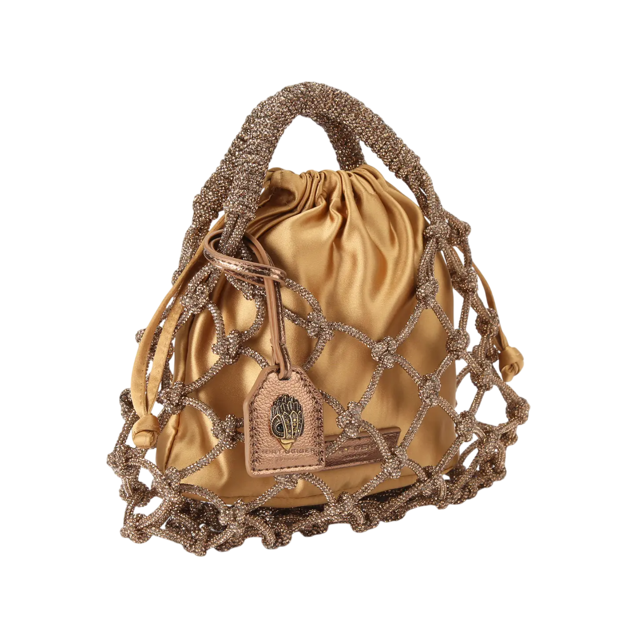 Kurt Geiger borsa elegante a rete con strass bronzo 2038260999 BRONZE KURT GEIGER 
