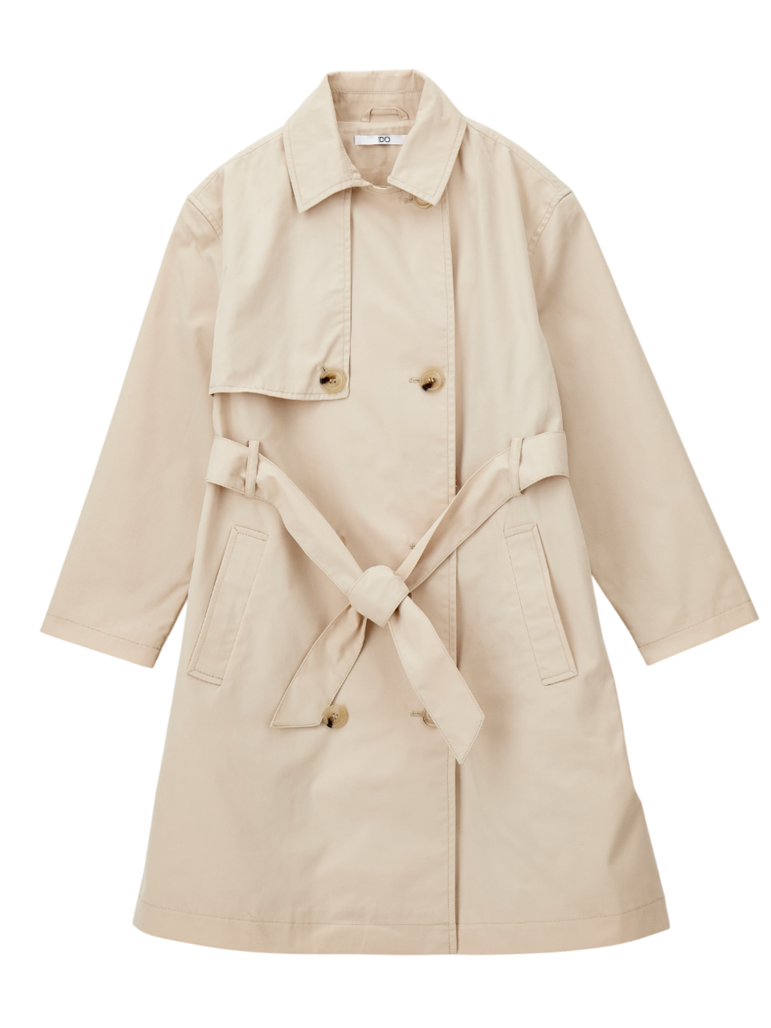 iDo trench doppiopetto bambina beige 4G768 0924 iDO 