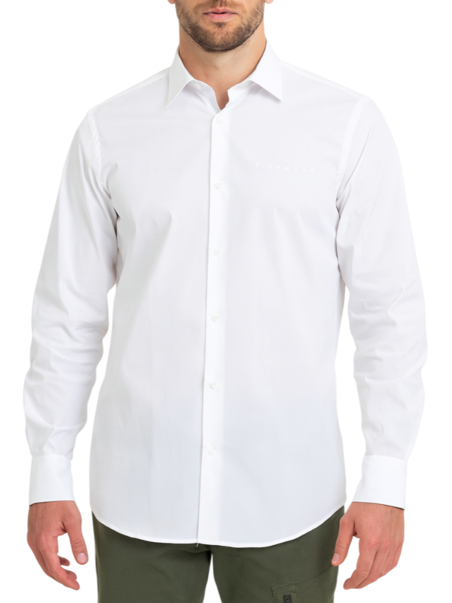 John Richmond camicia uomo Molia bianco UMA25379CA OFF WHITE John RICHMOND 