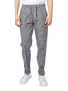 Yes Zee pantaloni a righe misto lino nero bianco