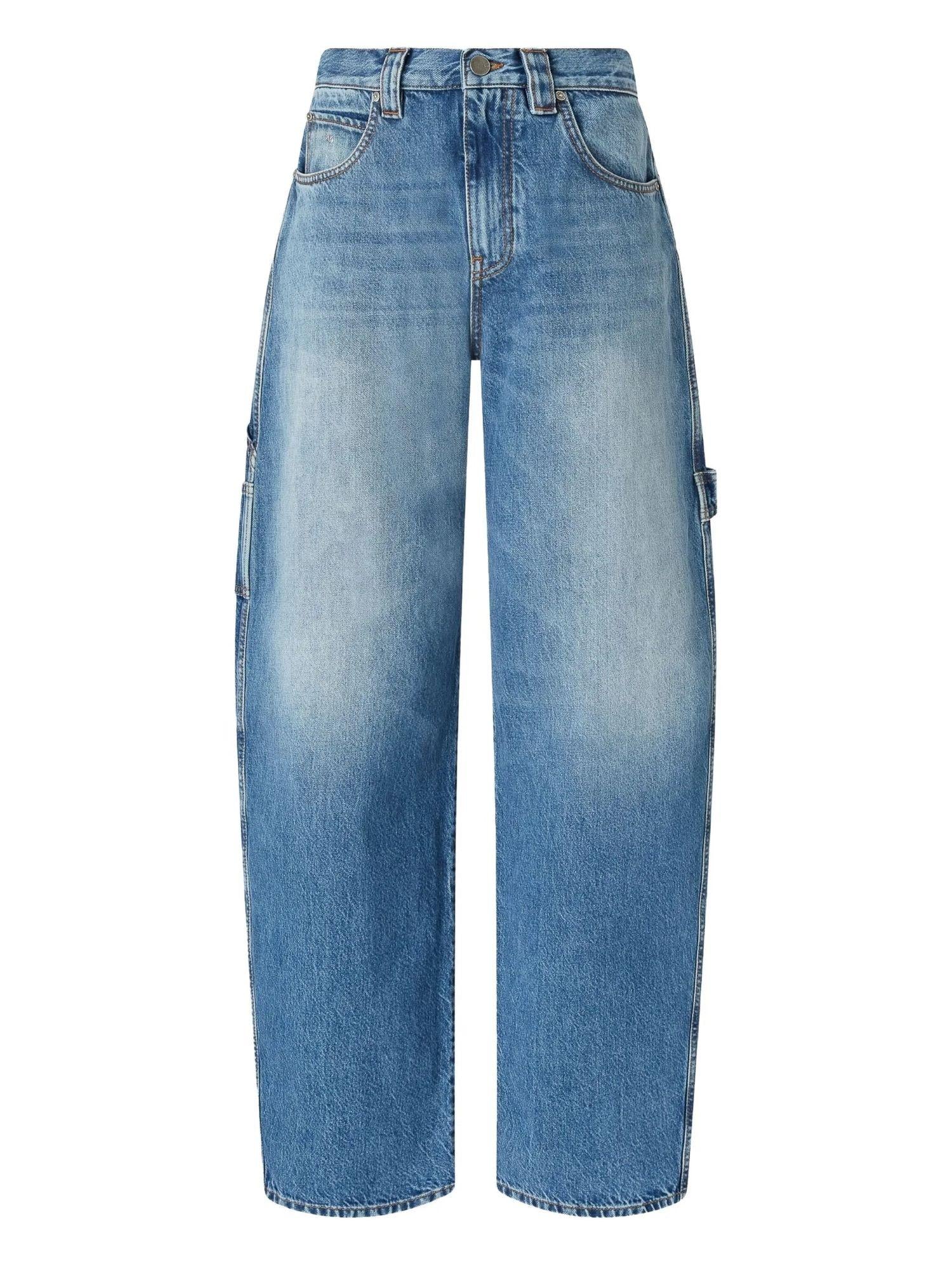 Pinko jeans Eloisette Balloon in denim lavaggio blu 105542-A2RP PJD PINKO 