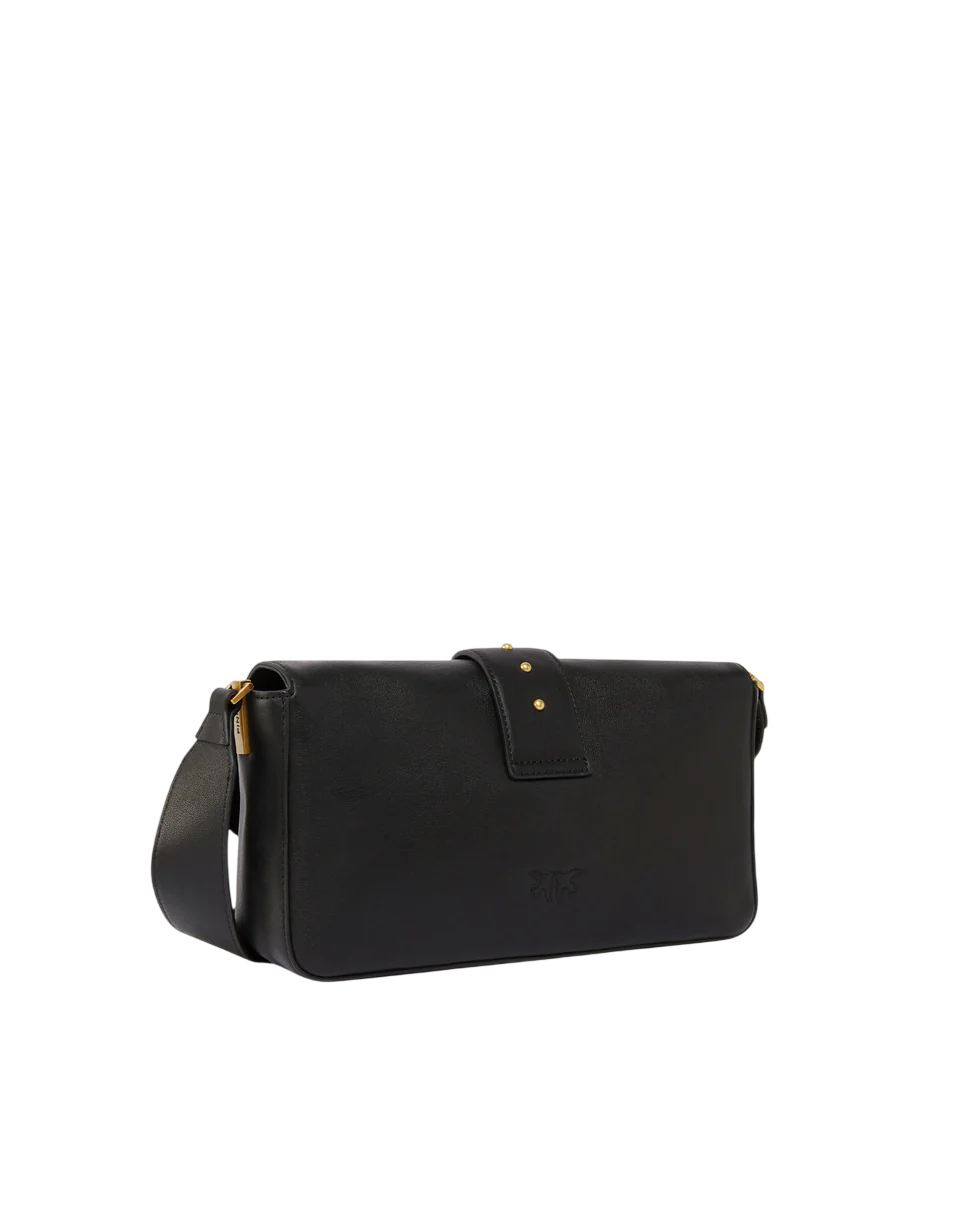 Pinko borsa Love Bag One Classic Slouchy nero oro 104524-A0QO Z99Q PINKO 
