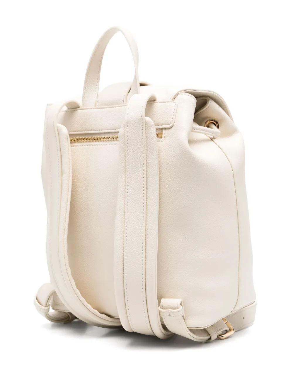 Love Moschino zaino in ecopelle martellata con placca logo avorio JC4229PP0M-KC0 110 MOSCHINO LOVE 