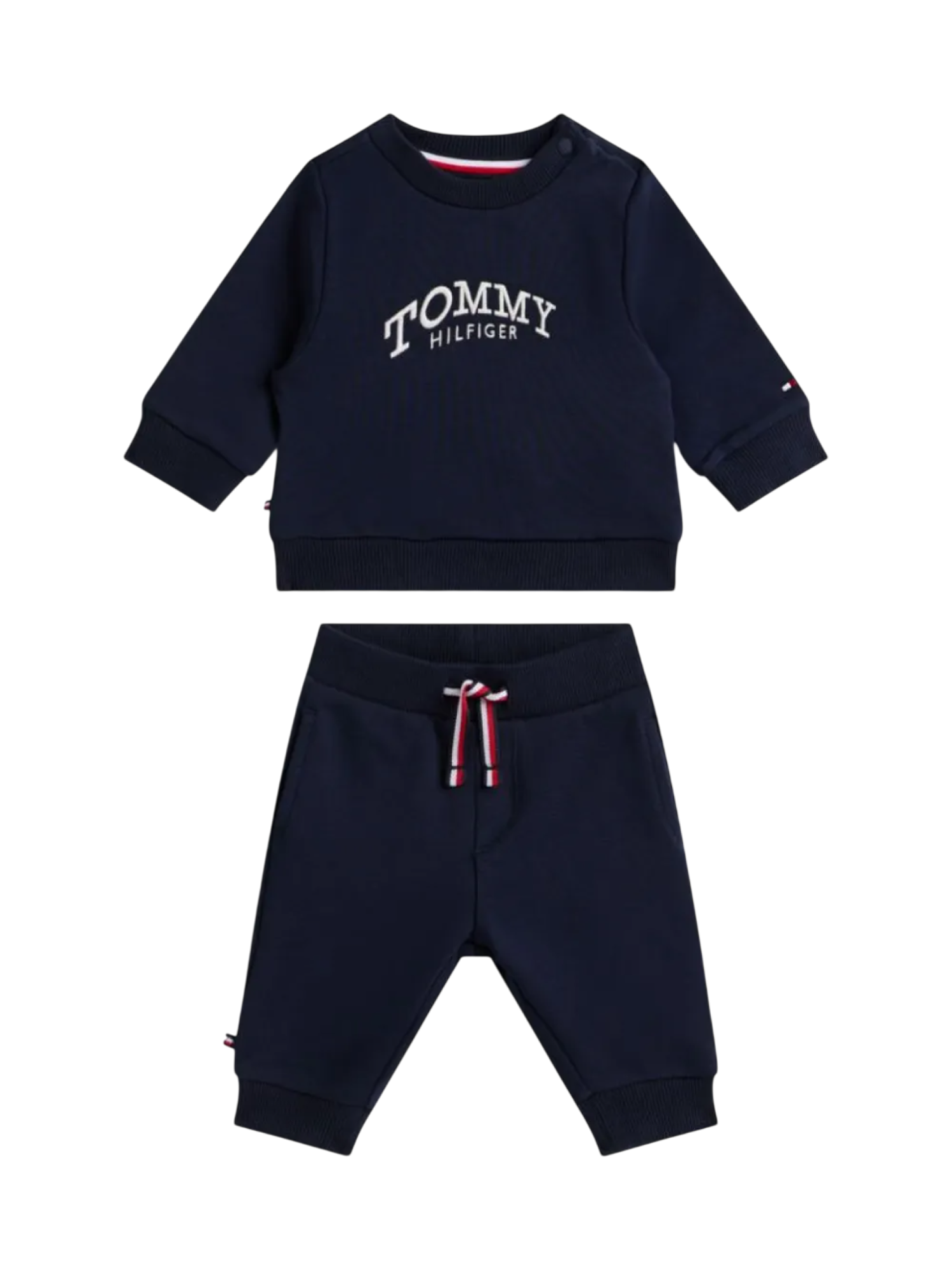 Tommy Hilfiger completo neonato con logo blu KN0KN02162 C1G Tommy Hilfiger 