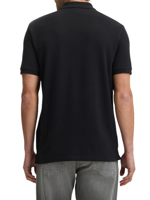 Liu Jo polo manica corta in piquè nero QA5157J0299 22222 LIU JO 