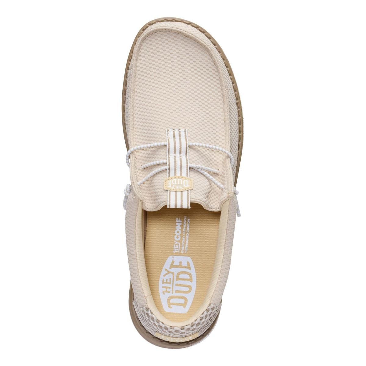 Hey Dude mocassino uomo Wally Mesh Neutrals ecrù 45301 0QF HEY DUDE 