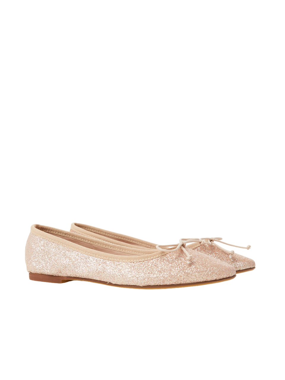Ovyè ballerine glitterate Barbara rosa cipria NJ5034GLI CIPRIA Ovyè 