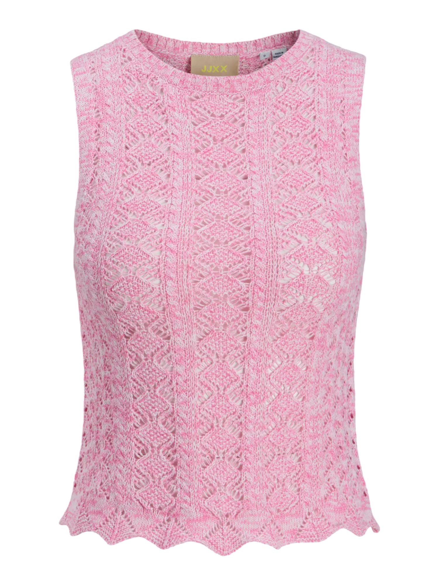 Jjxx top in maglia crochet rosa 12255157 MORNING GLORY JJXX 