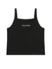 Calvin Klein Jeans canotta bambina con logo nero