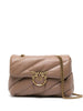 Pinko borsa Love Bag Puff Classic in pelle trapuntata marrone