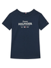 Tommy Hilfiger T-shirt manica corta con logo Monotype blu