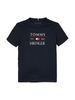 Tommy Hilfiger T-shirt maniche corte con stampa logo blu