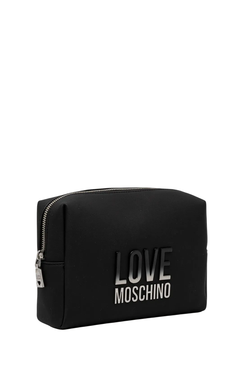 Love Moschino pochette in ecopelle con logo degradè nero JC5314PP0M-KD0 00B MOSCHINO LOVE 