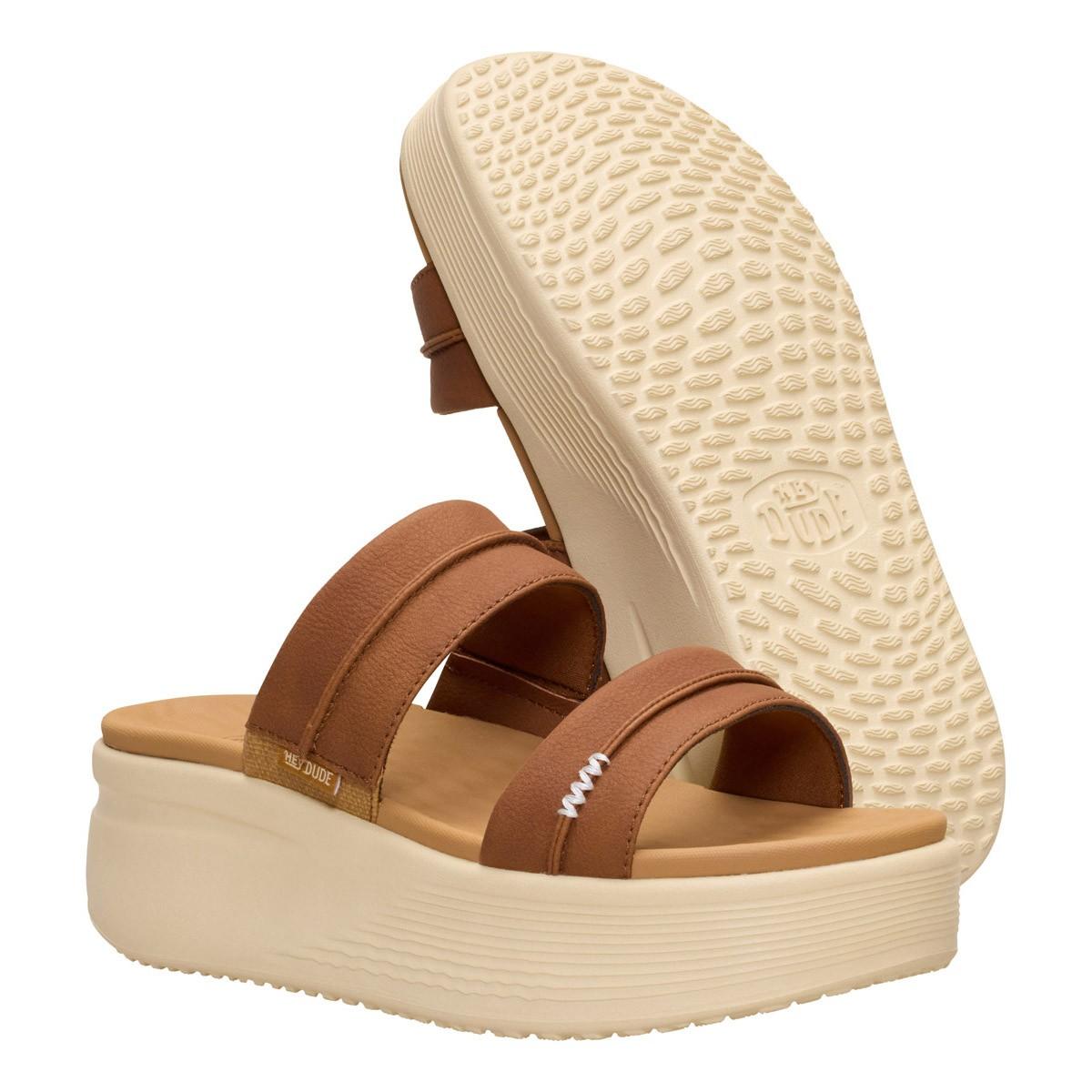Hey Dude ciabatte platform Austin Slide Classic cuoio 45256 21N HEY DUDE 