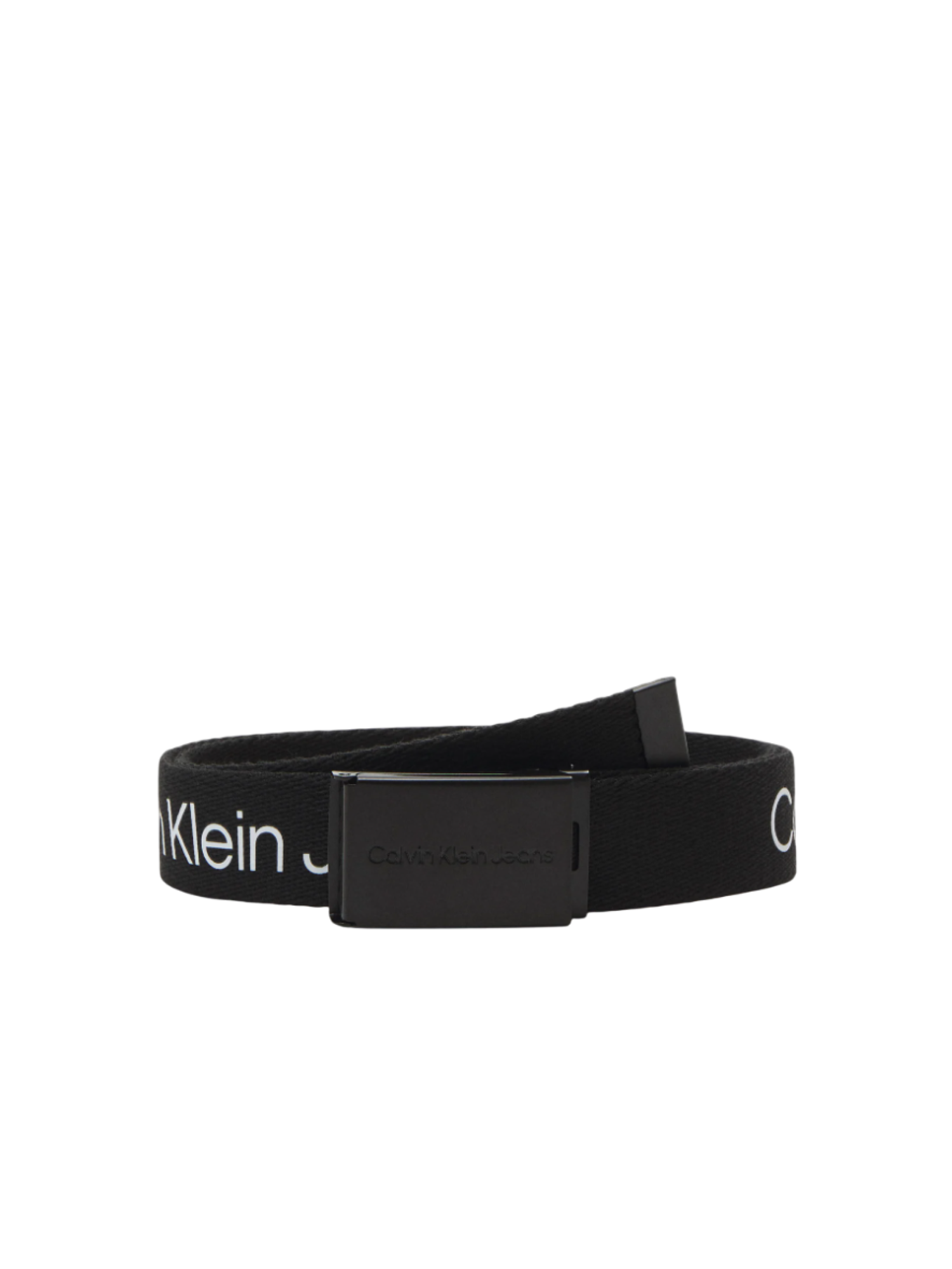 Calvin Klein Jeans cintura in canetè con logo all over nero IU0IU00569 BEH Calvin Klein Jeans 