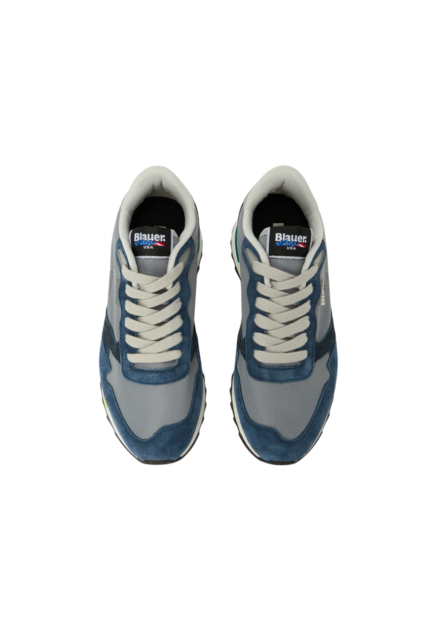 Blauer sneakers Ryder in suede e tessuto blu grigio S6RYDER01-NYS NVY-GRY BLAUER 