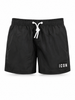 Icon boxer mare bambino con patch logo nero