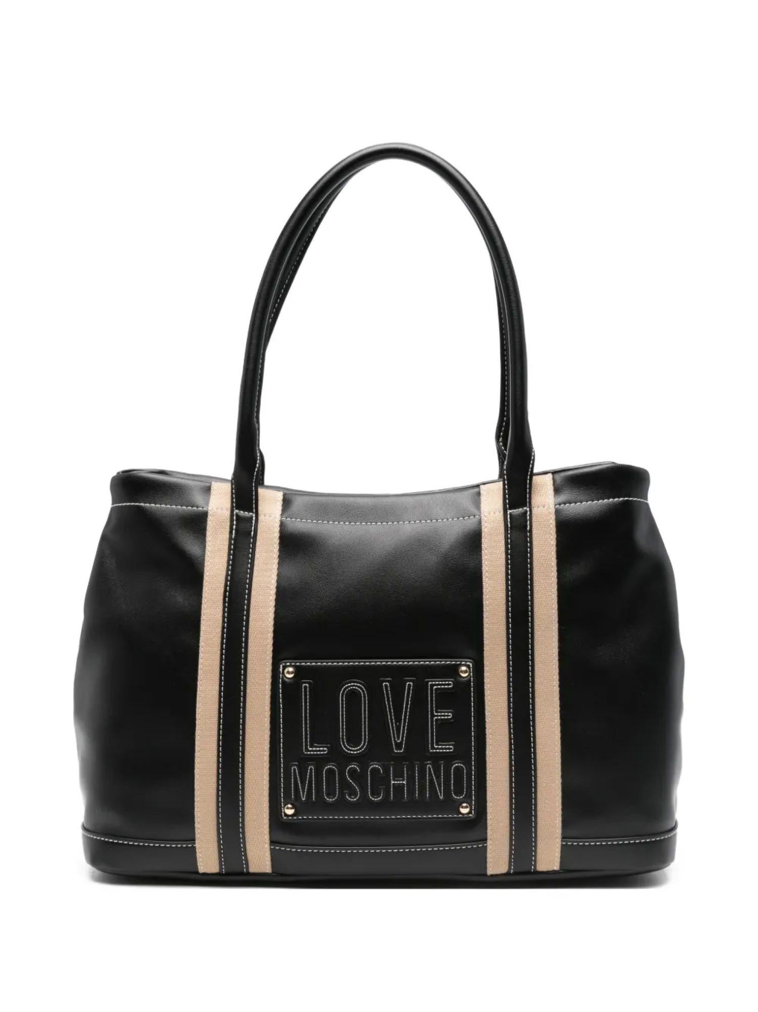 Love Moschino borsa a spalla in ecopelle nero JC4067PP1O-LI1 000 MOSCHINO LOVE 