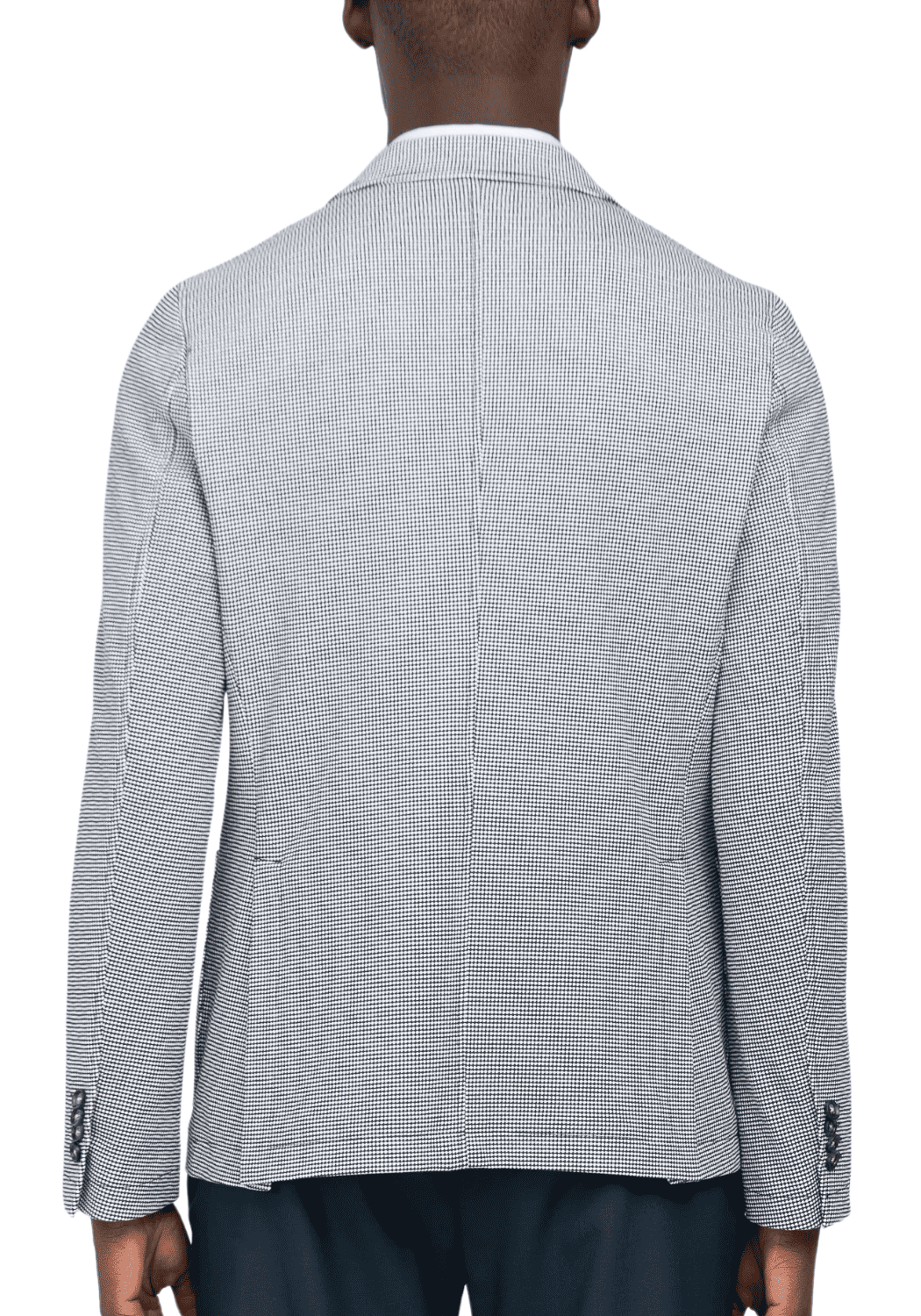Manuel Ritz giacca stile blazer in fantasia puntinata bianco blu 3832G2442MC-253340 89 MANUEL RITZ 