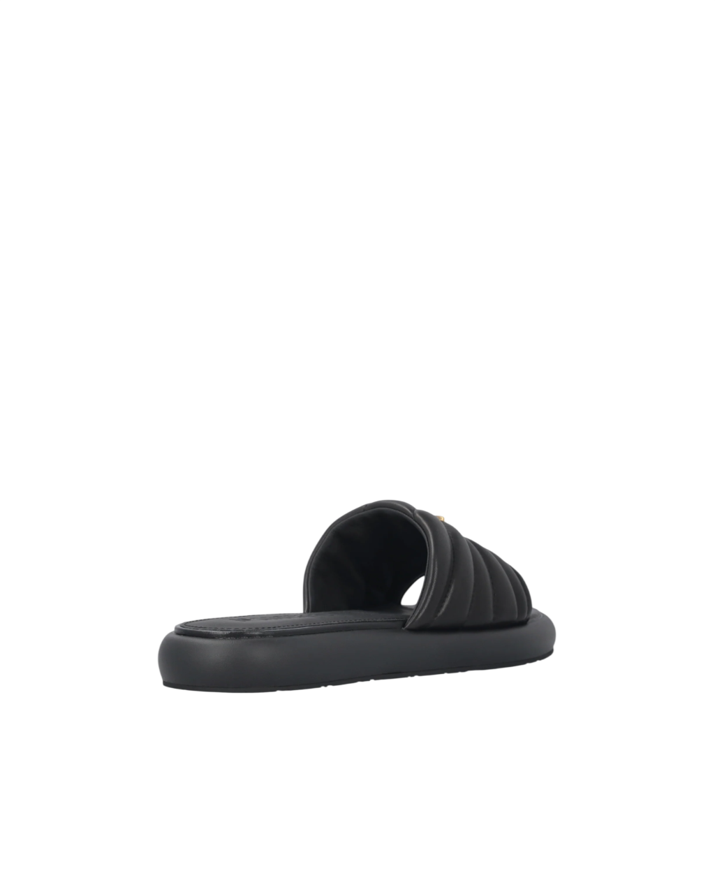 Pinko ciabatte Fiona in pelle con logo nero SD0525P003 Z99 PINKO 
