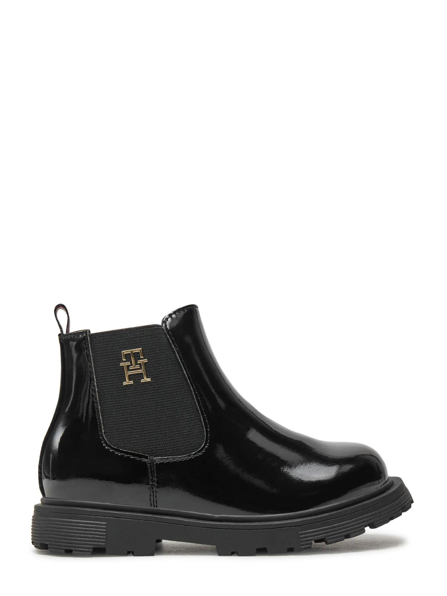 Tommy Hilfiger stivaletti Chelsea in vernice nero T1A5-33563-0343 999 Tommy Hilfiger 