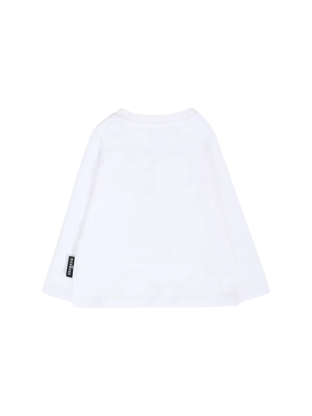 John Richmond T-shirt neonato manica lunga bianco RIA25012TS WHITE John RICHMOND 