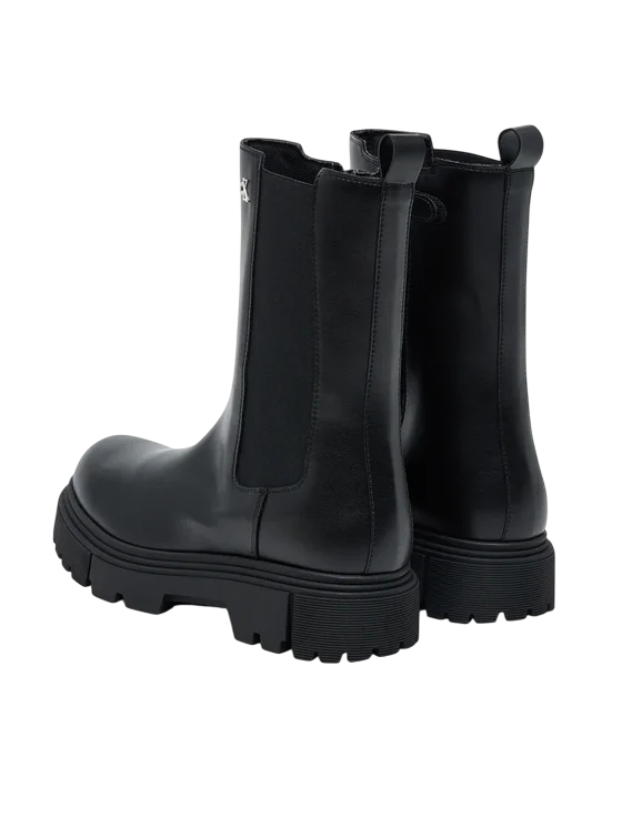 Calvin Klein stivali bambina in ecopelle nero V4A5-83137-1355 999 Calvin Klein Footwear 