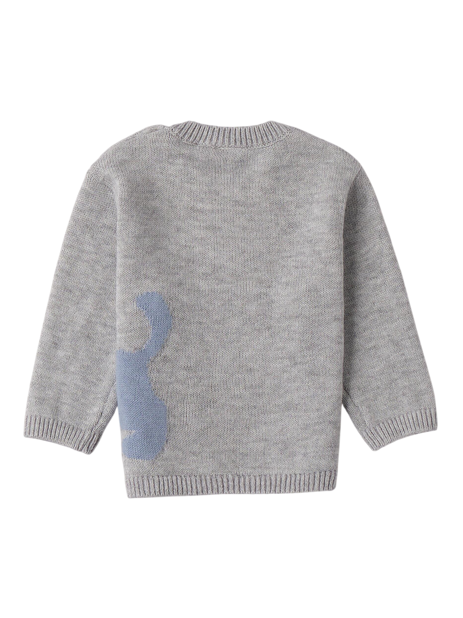 iDo maglia neonato con cagnolino grigio 4F059 8992 iDO 