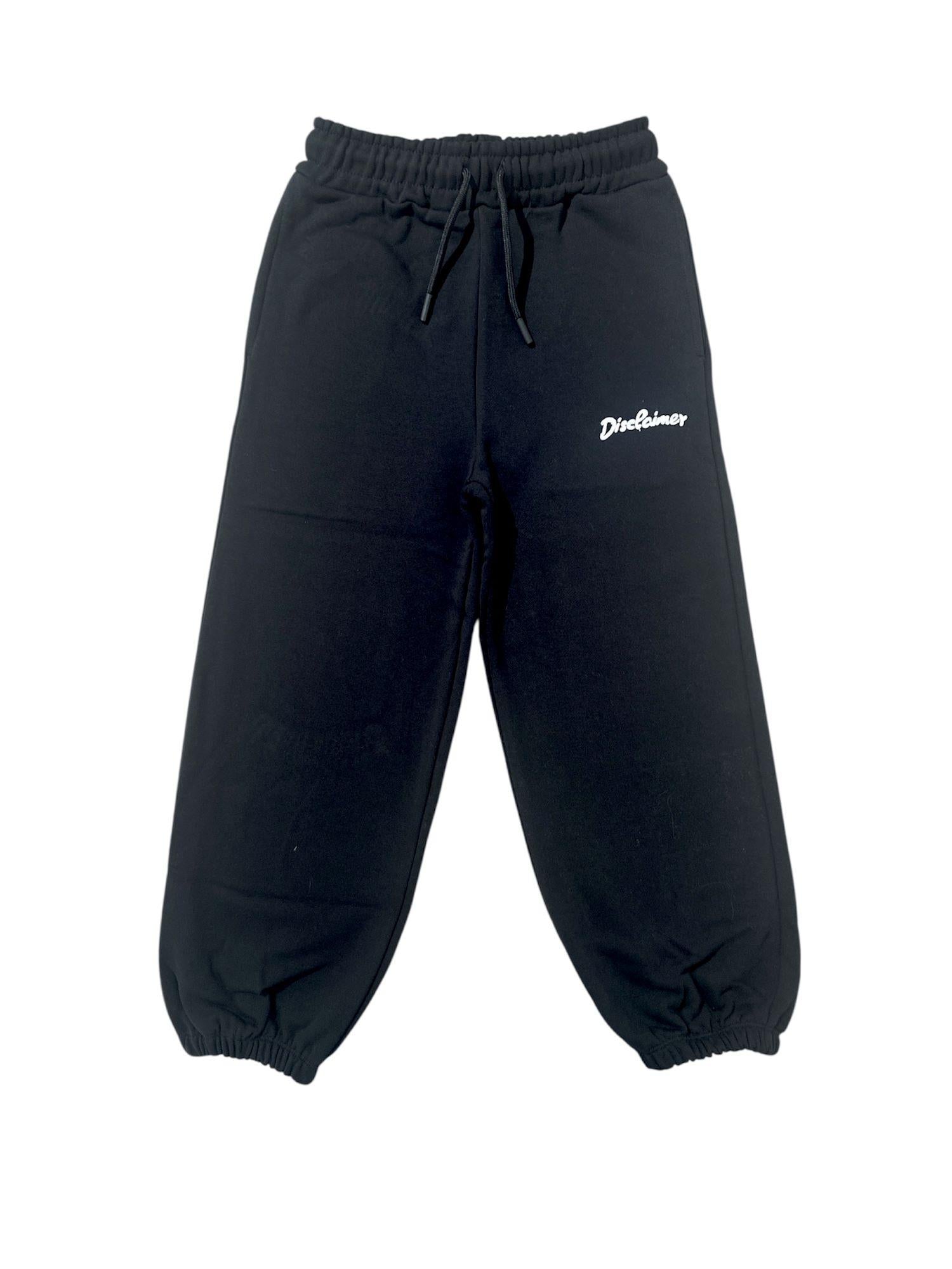 Disclaimer pantaloni joggers bambina nero 58731 NERO DISCLAIMER 