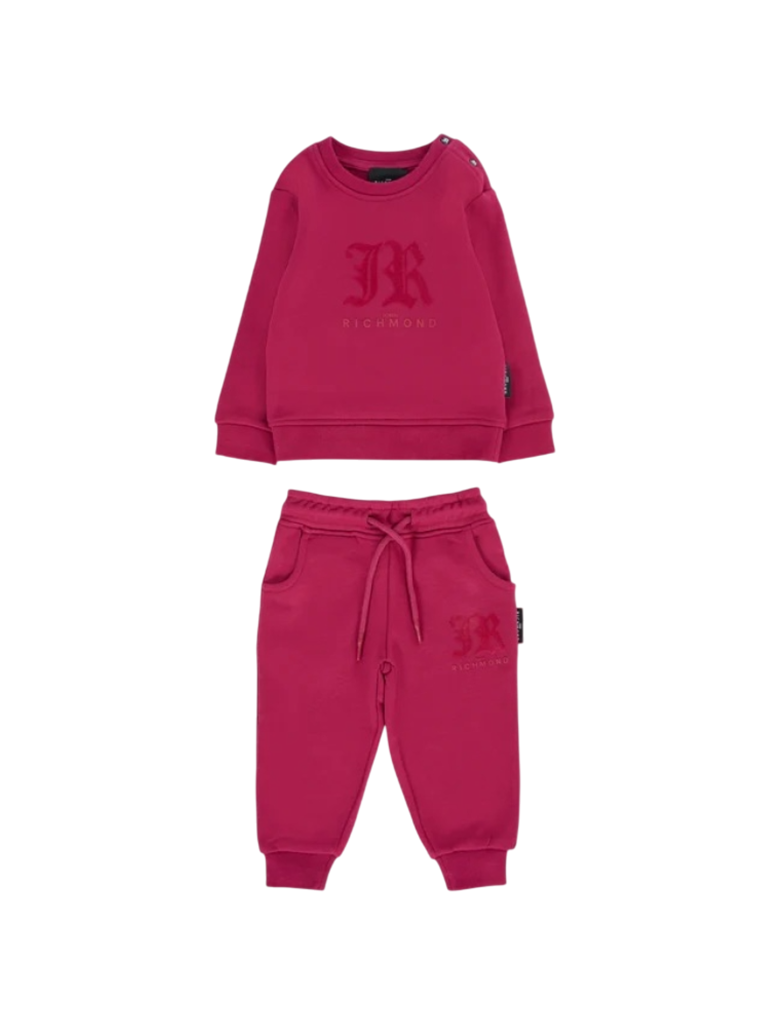 John Richmond tuta sportiva neonata Mandis fucsia RIA25016CF RED PLUM John RICHMOND 