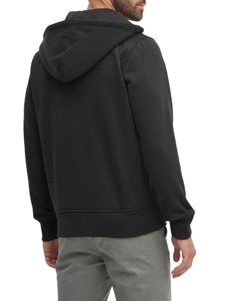 Calvin Klein Jeans felpa con zip logo tape nero J30J326138 BEH Calvin Klein Jeans 