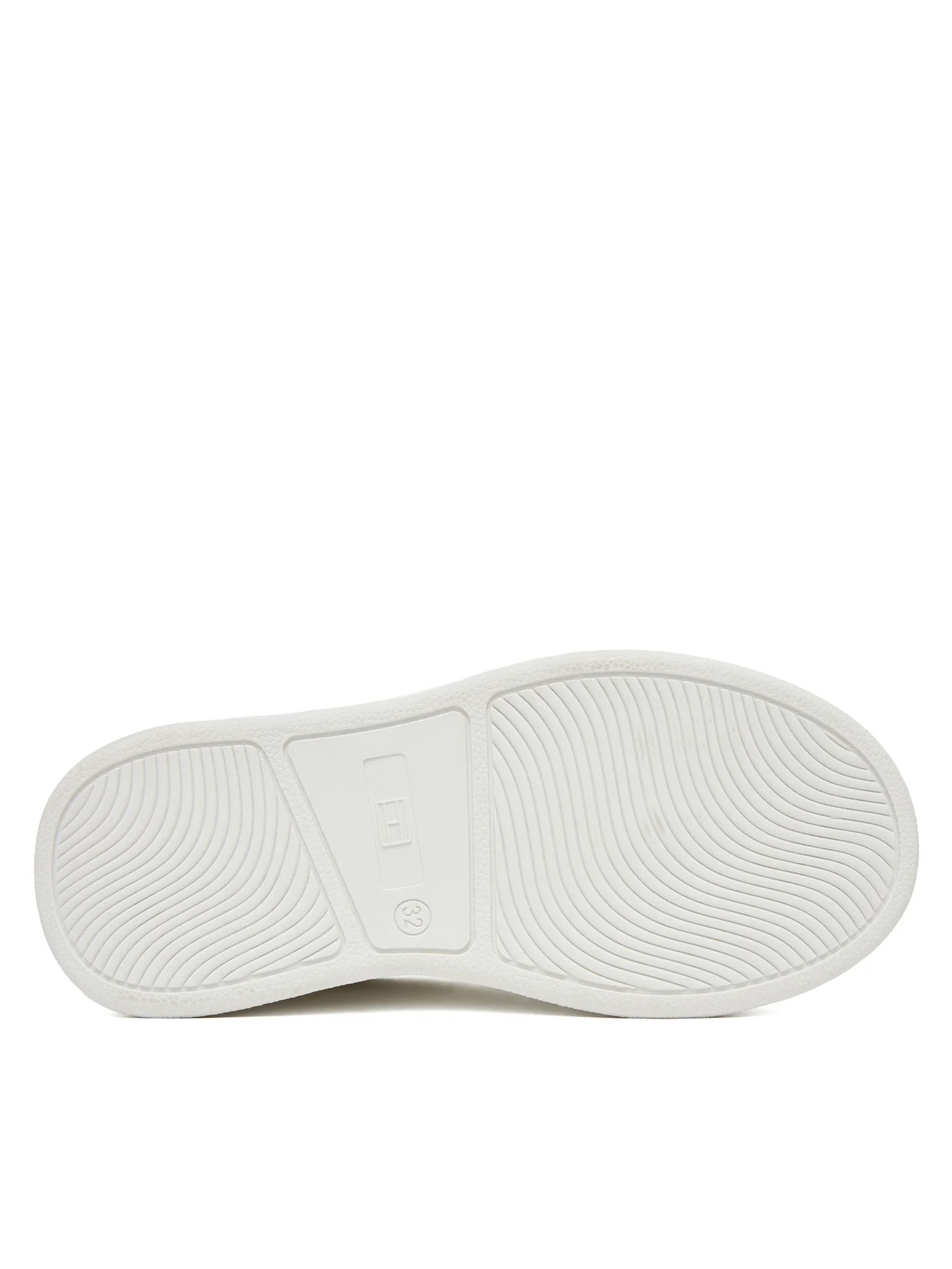 Tommy Hilfiger sneakers bambina in ecopelle bianco oro T3A9-34253-1355 X048 Tommy Hilfiger 