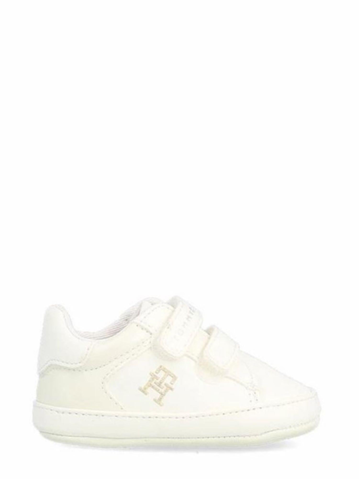 Tommy Hilfiger scarpette neonato con strappi bianco T0A9-33961-1582 530 Tommy Hilfiger 
