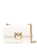 Pinko borsa Love Bag Classic One Simply in pelle bianco latte oro