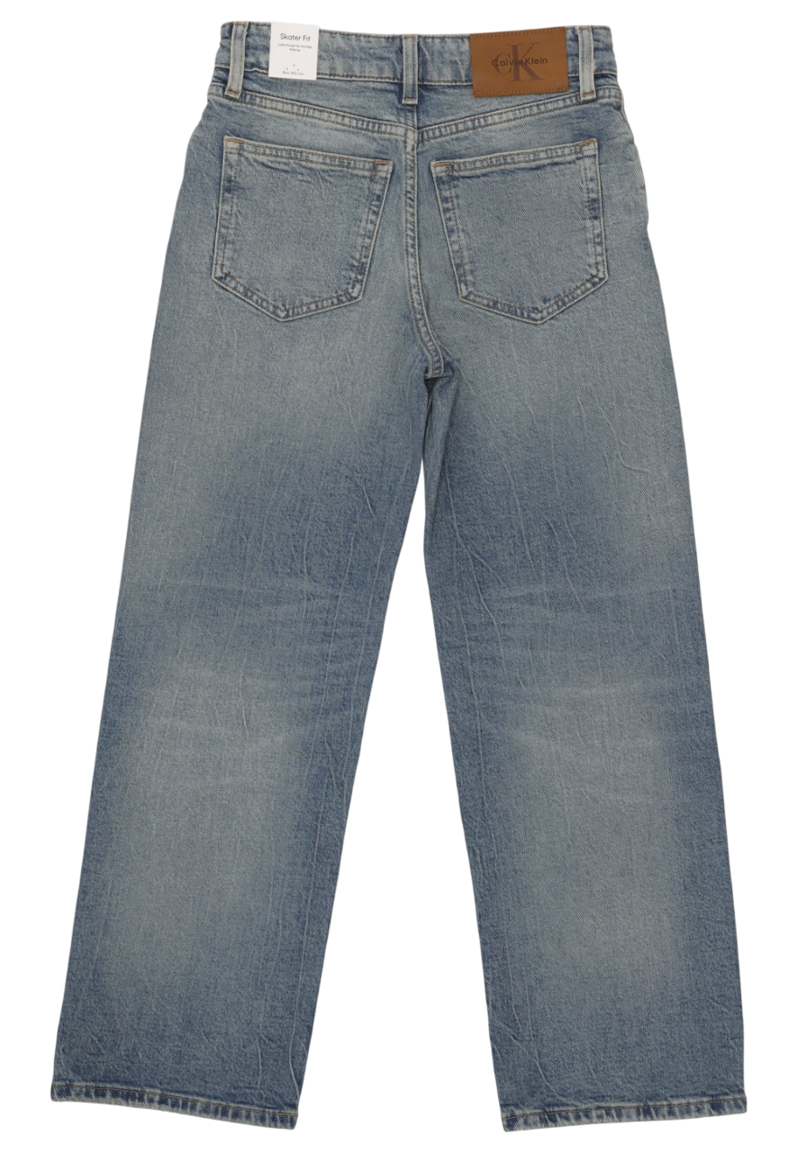 Calvin Klein jeans jeans gamba larga Skater lavaggio blu IB0IB02541 1A4 Calvin Klein Jeans 