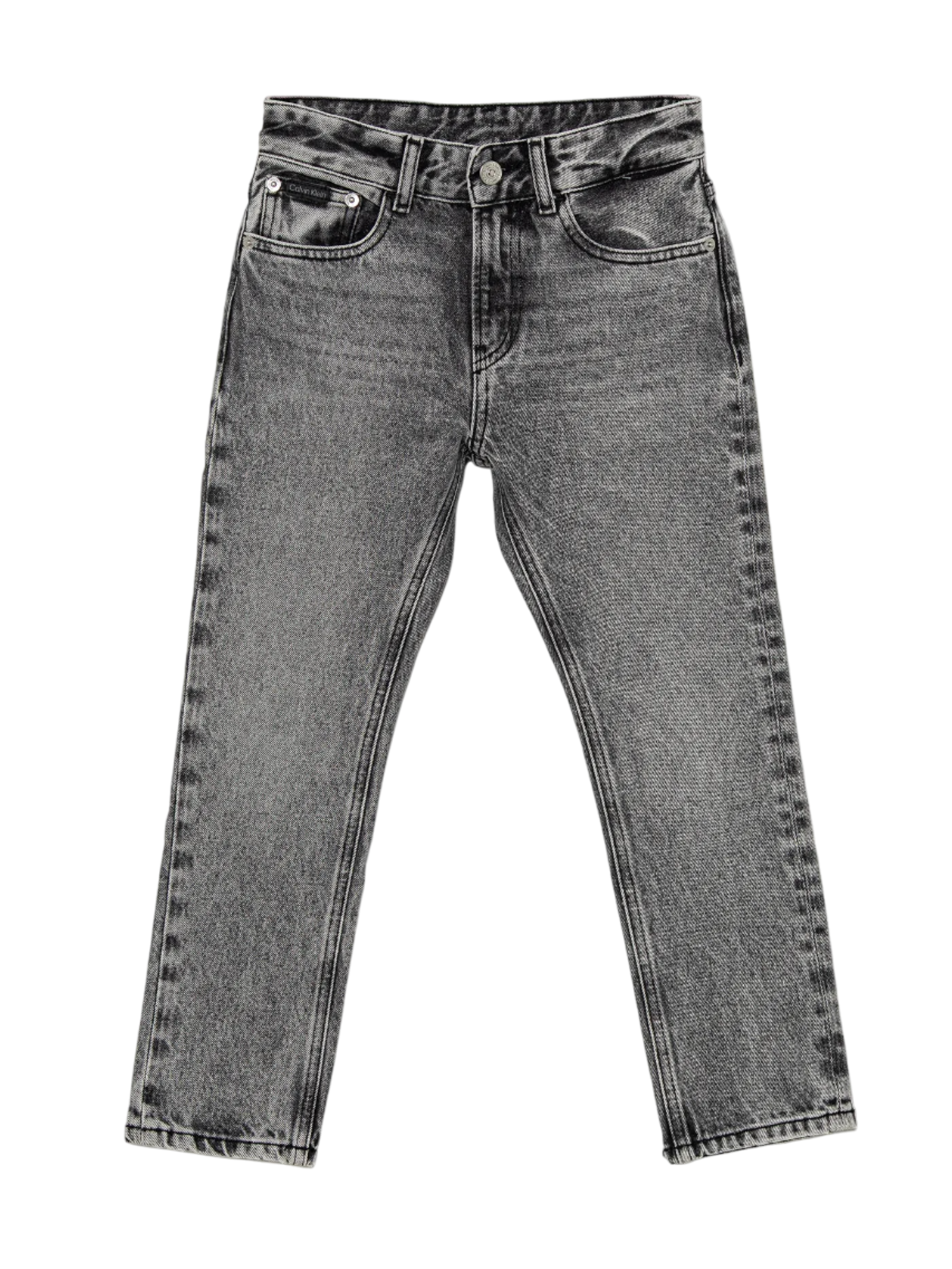 Calvin Klein Jeans jeans Dad bambino lavaggio grigio IB0IB02521 1BY Calvin Klein Jeans 