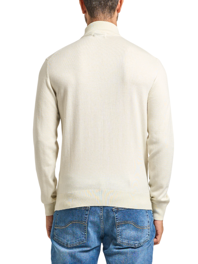 Yes Zee maglia lupetto misto lana avorio M862-HL00 0107 YES-ZEE 