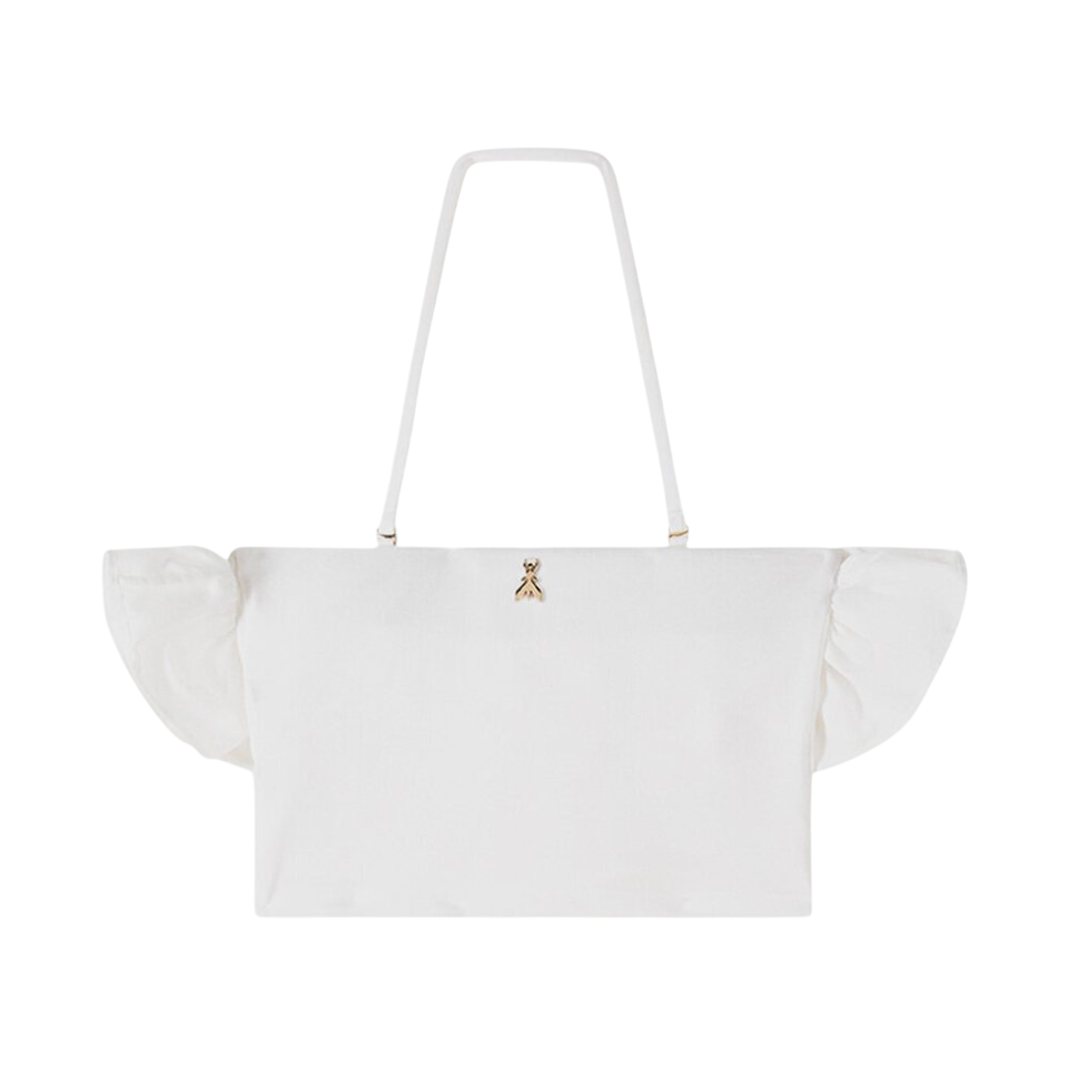 Patrizia Pepe top crop con rouches bianco 7M0970-A562 W146 PATRIZIA PEPE 