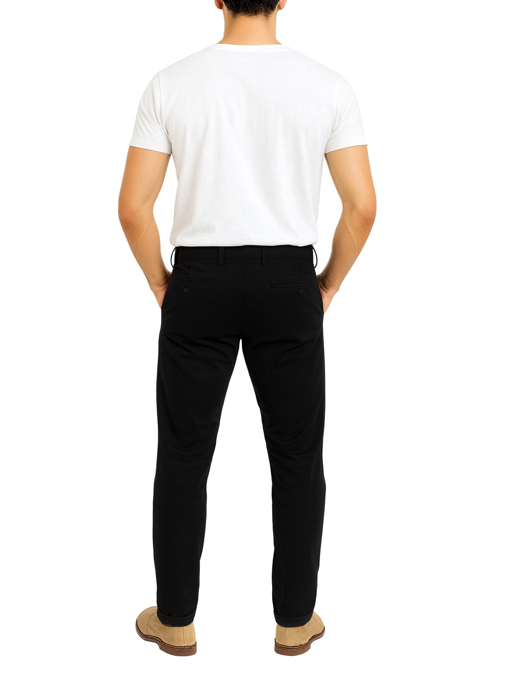Le Braghe pantaloni chino uomo nero M1056-2502 NERO Le Braghe 