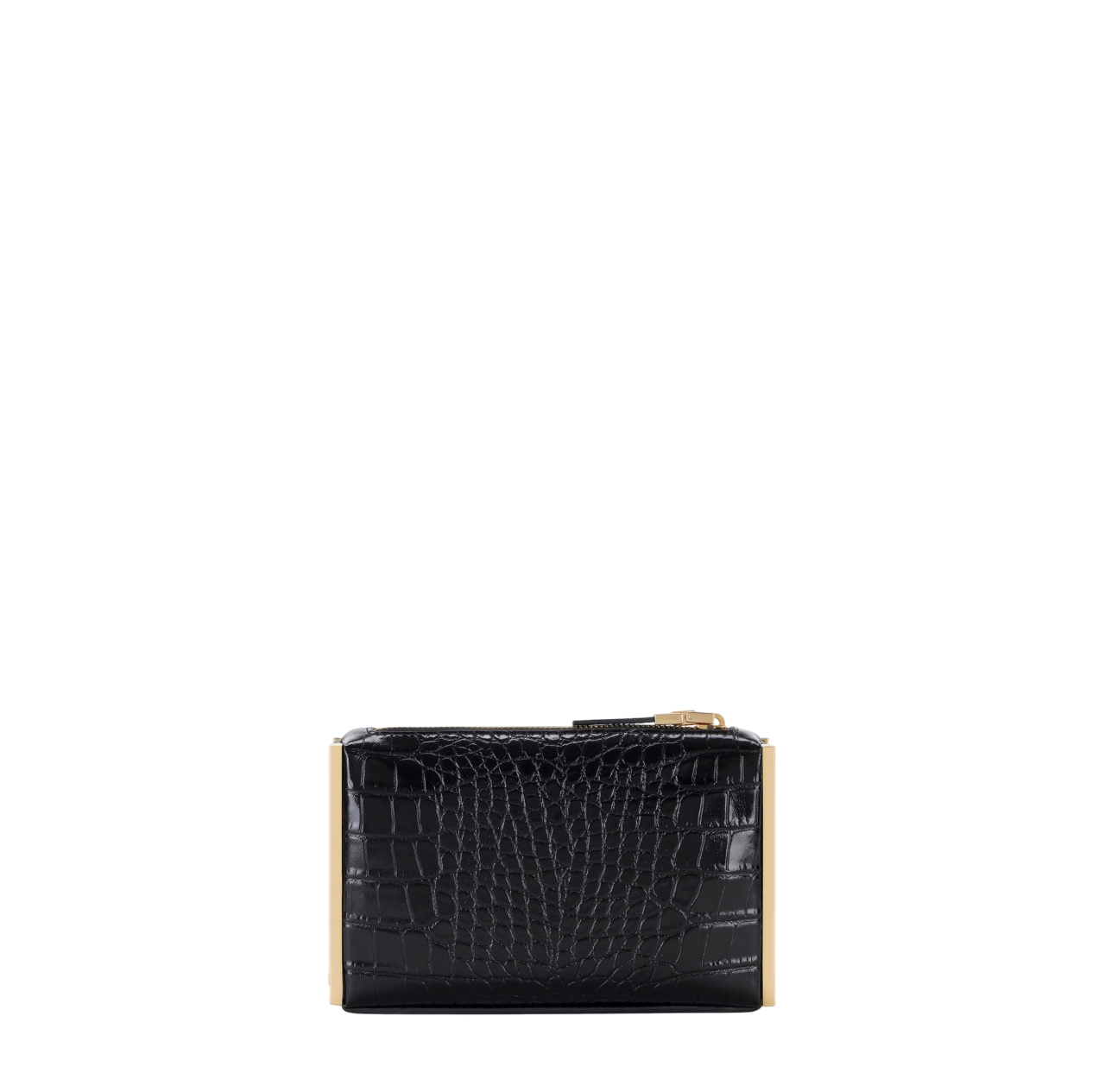 Elisabetta Franchi clutch in ecopelle coccodrillo nero BS51A56E2 110 ELISABETTA FRANCHI 