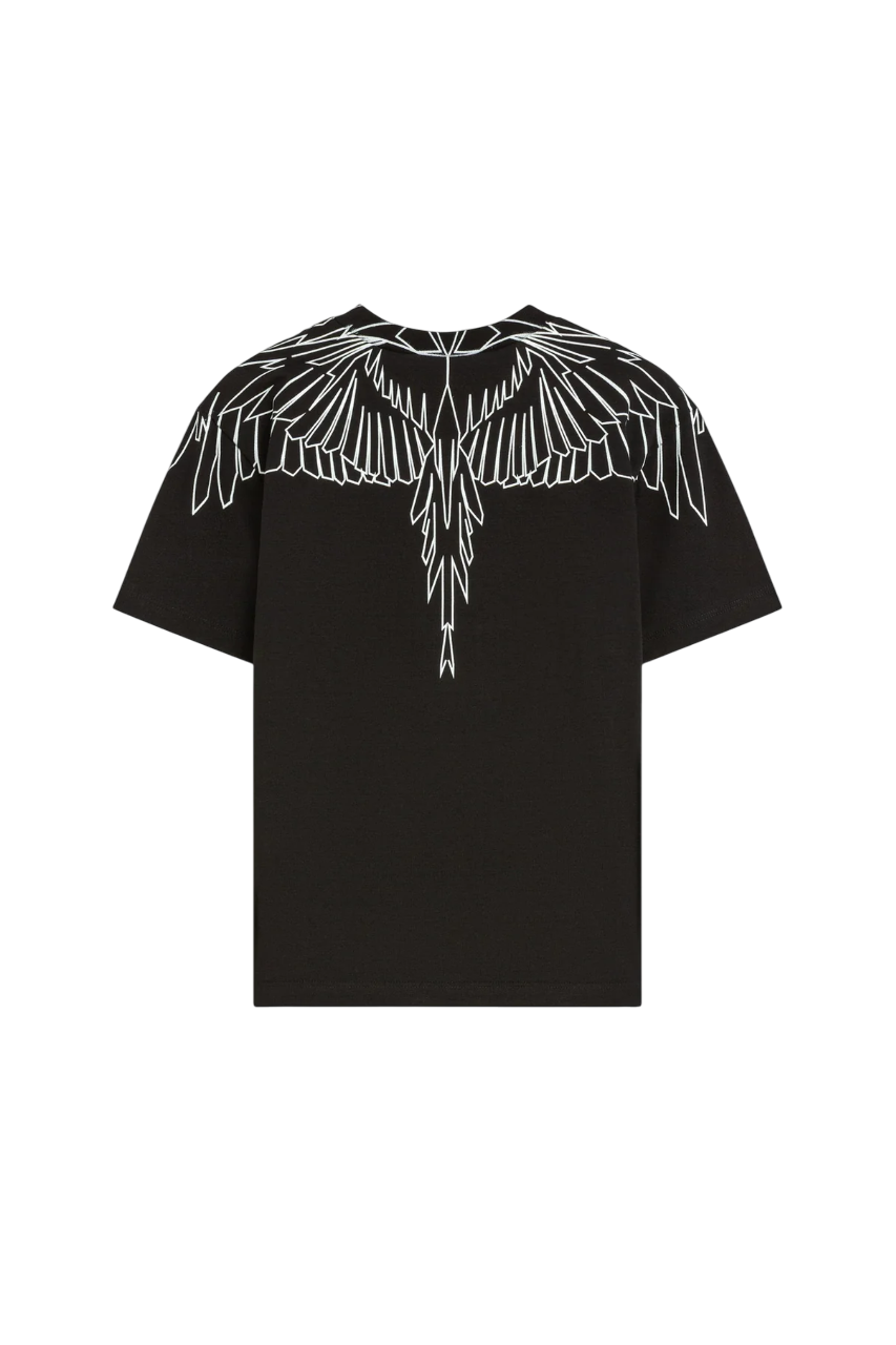 County of Milan T-shirt bambino con stampa iconica nero F5CMJBTH073 110 COUNTY OF MILAN KIDS 