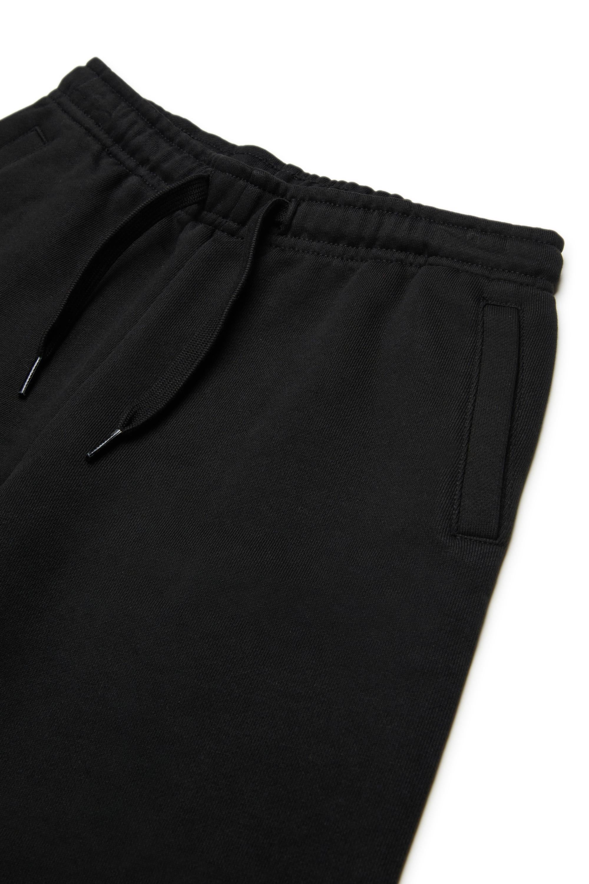 Diesel bermuda bambino in felpa con logo nero J02676-0GEAD K900 DIESEL 