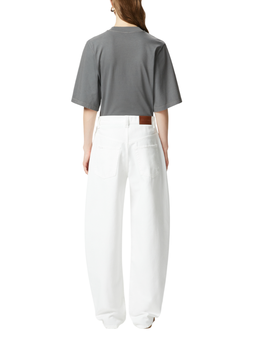 Pinko T-shirt manica corte Niamey con stampa grigio 104604-A2CS I63 PINKO 