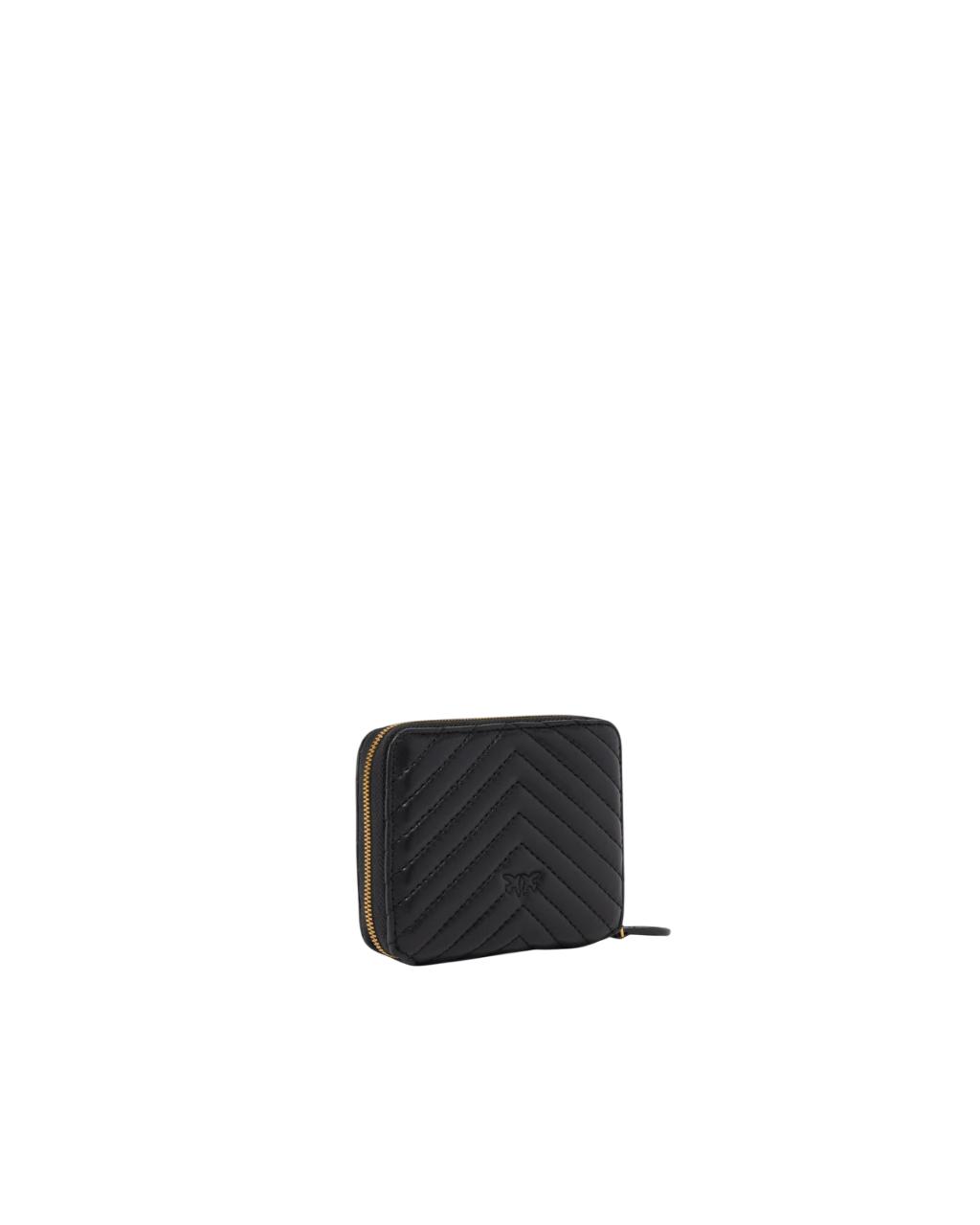 Pinko portafogli Taylor in pelle chevron nero 100249-A0GK Z99Q PINKO 