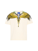 County of Milan T-shirt manica corta bambino stampa iconica panna