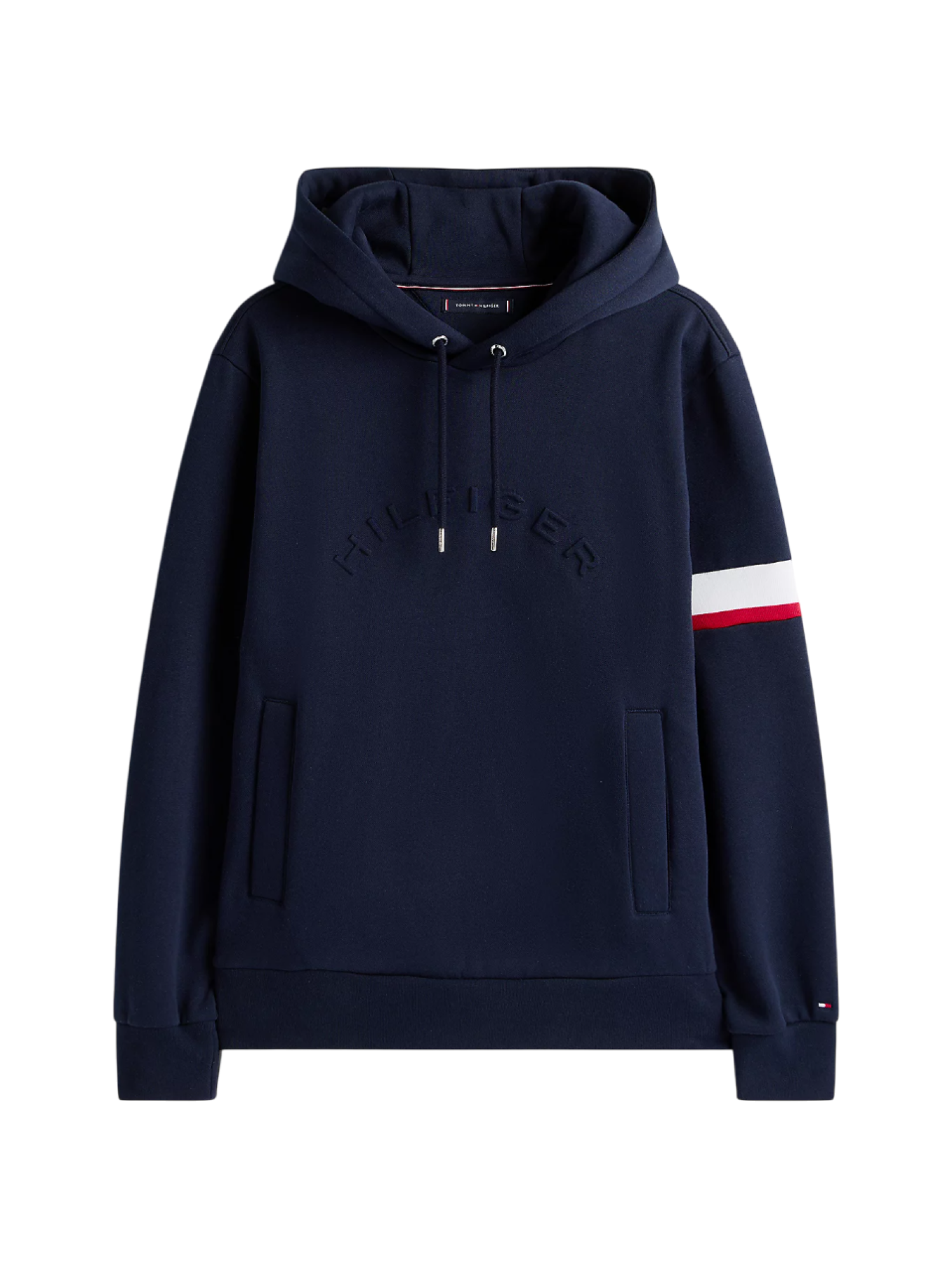 Tommy Hilfiger felpa uomo con cappuccio blu MW0MW40479 DW5 Tommy Hilfiger 